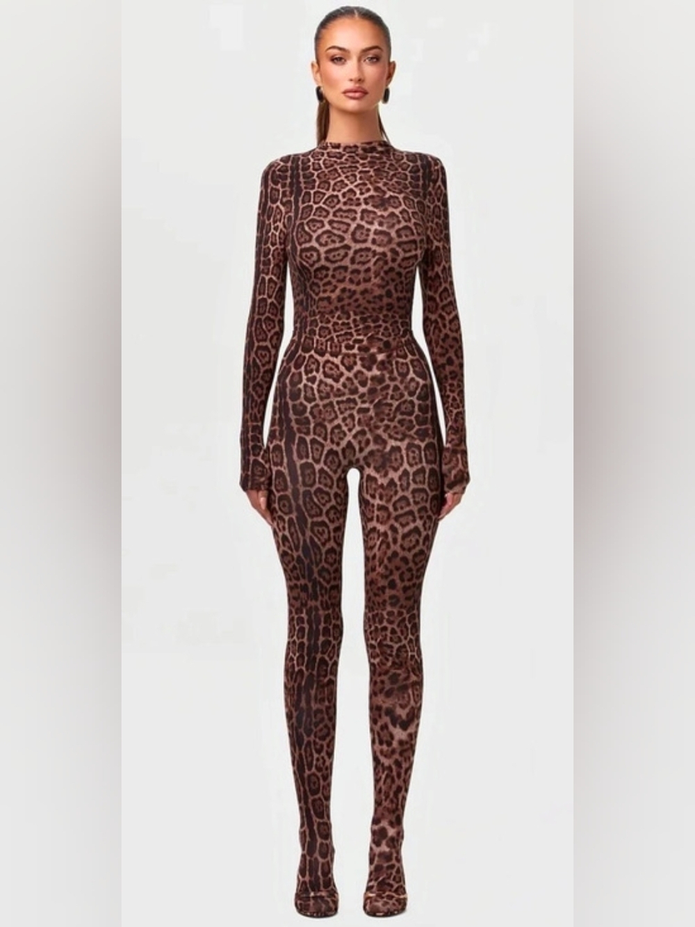 Naked Leopard Leggings, Bodysuit, & Headband
